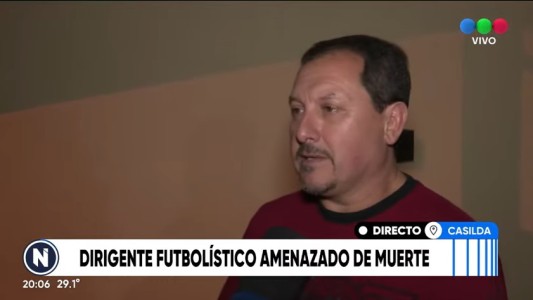 Amenazaron de muerte al presidente de la Liga Casildense de Fútbol