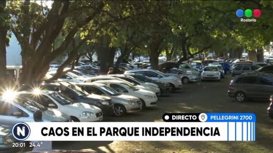 Caos en el Parque: multas por mal estacionamiento y autos al corralón