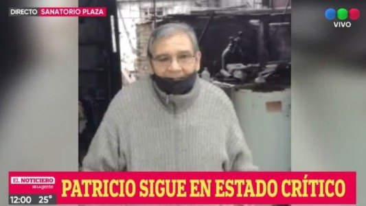 Sigue grave Patricio: el jubilado que recibió una brutal golpiza para robarle