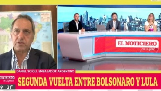 Daniel Scioli, embajador argentino en Brasil analiza las segunda vuelta entre Bolsonaro y Lula