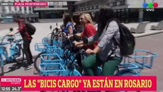 Las "Bicis Cargo" llegaron a Rosario