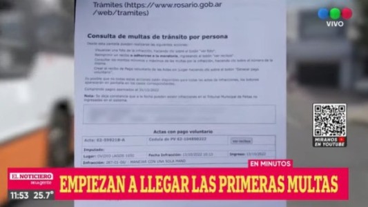 Taxistas en alerta: empezaron a llegar las fotomultas