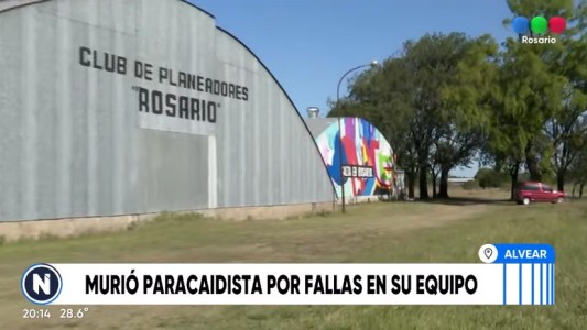Tragedia en la región por la muerte de un paracaidista