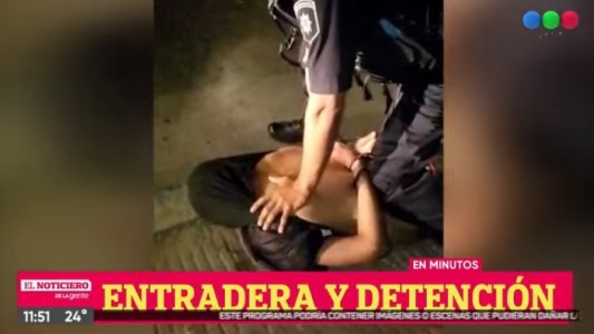 Cayó un delincuente con una ametralladora en La Florida