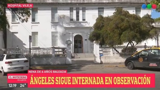 Ángeles, la nena de 6 años baleada pasaría a sala común