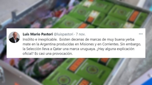 La Selección lleva una yerba uruguaya al Mundial y un político protestó: "Provocación"