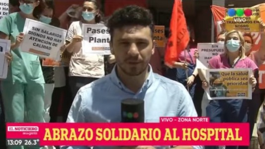 Abrazo solidario al Hospital de Niños Zona Norte