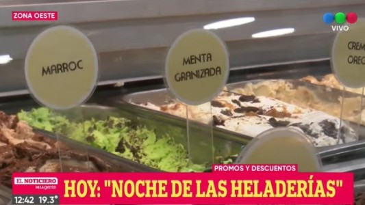 Nueva edición de "La Noche de las Heladerías": en cuáles habrá 2x1