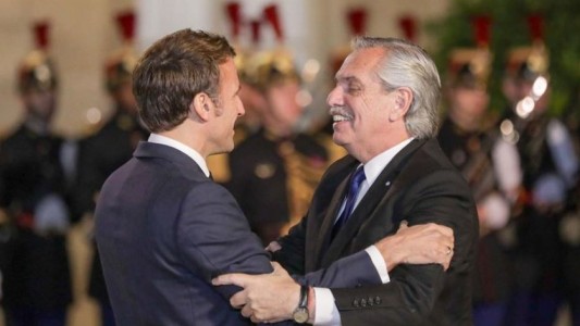 Alberto Fernández se reunió con Emmanuel Macron con la guerra de Ucrania como eje