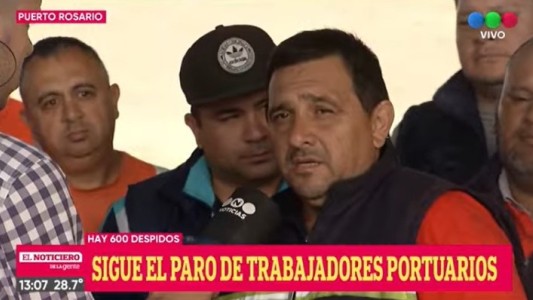 Tercer día de paro por conflicto en el puerto de Rosario