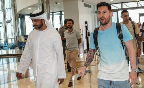 Lionel Messi ya está en Abu Dhabi y se sumó a la concentración de la Selección