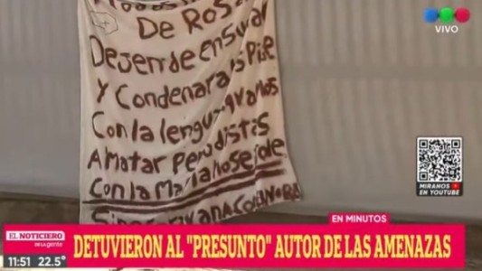 Un detenido por amenazas a periodistas en la puerta de Telefe Rosario