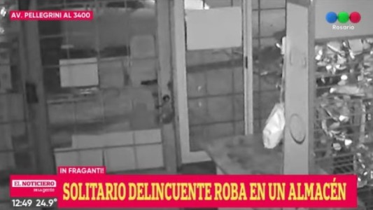 Robo solitario a un almacén: se tomó hasta una cerveza