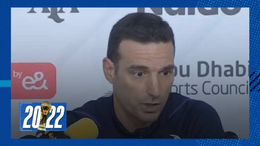 "Presión no tengo": conferencia de Scaloni, a una semana del debut en el Mundial