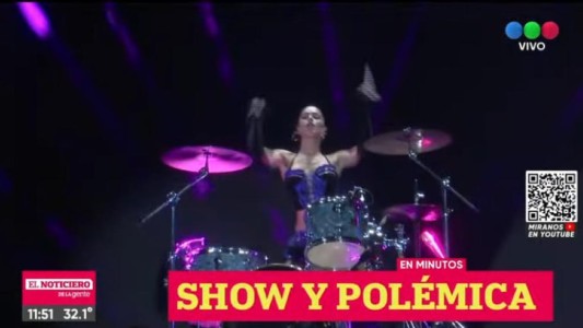 Descontrol en el Parque Independencia por el recital de Tini