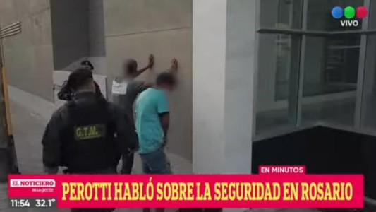 Perotti defendió su gestión en materia de seguridad
