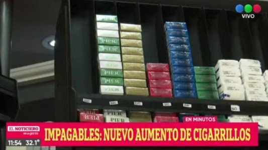 Fuerte aumento del precio de cigarrillos