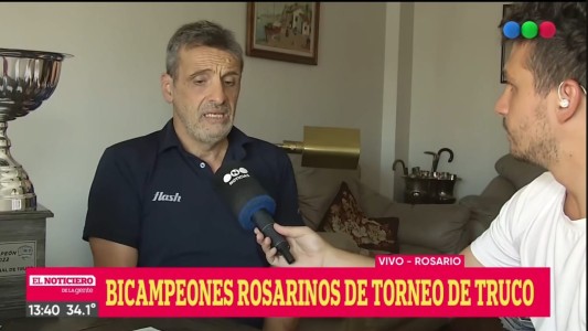Dos rosarinos se consagraron bicampeones del Torneo Nacional de Truco
