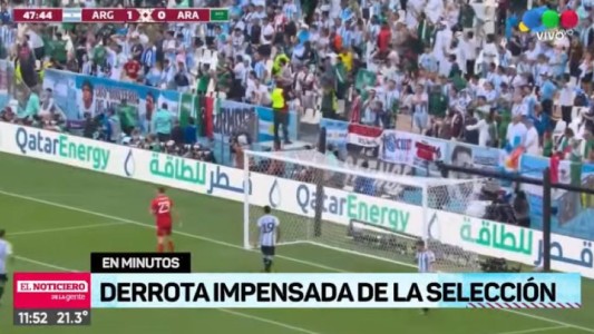 Mal debut: Arabia Saudita sorprendió y venció a Argentina por 2-1