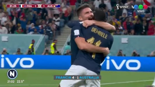 Francia mostró su jerarquía y goleó a Australia en su debut en el Mundial de Qatar