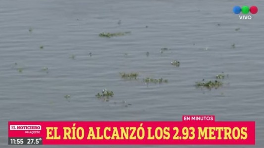 Una buena: está subiendo el río Paraná