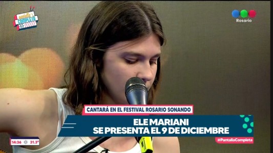 Ele Mariani se presentará en el Festival Rosario Sonando