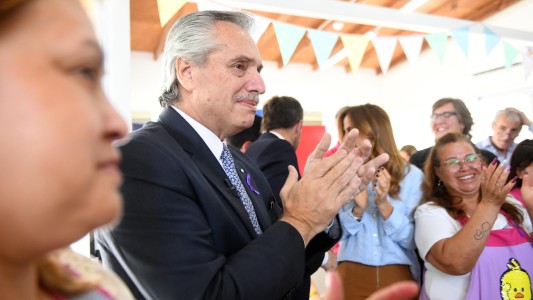 Después de suspender su agenda por problemas de salud, reapareció Alberto Fernández