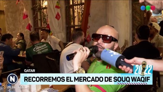 Banderazo, mexicanos amables y la música de Soda Stereo en Qatar