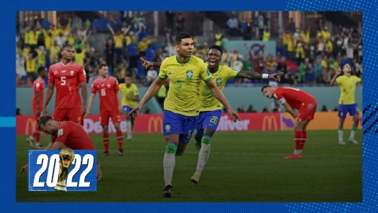 Sin Neymar, apareció Casemiro: Brasil superó a Suiza y se metió en octavos del Mundial