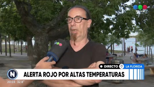Alerta roja por altas temperaturas en Rosario y la región