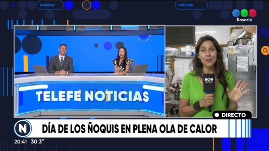 Día de los ñoquis en plena ola de calor