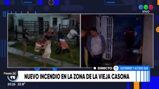 Tablada: nuevo incendio en la zona de la vieja casona