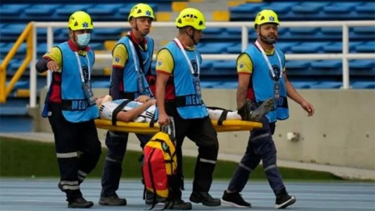 Buonanotte, jugador del Sub 20, sufrió traumatismo de columna cervical y cráneo