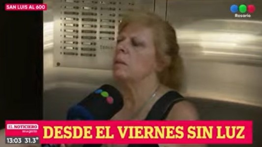 Corte de luz sobre mano derecha de San Luis al 600