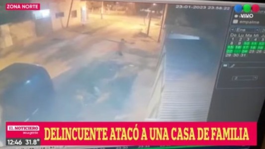 Un vecino destrozó la cámara de seguridad de una familia