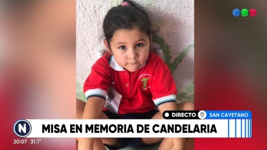 A un mes del crimen de Candelaria su familia realizó una misa en su nombre