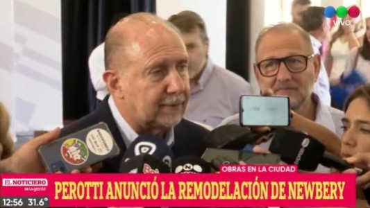 Perotti encabezó la licitación de la segunda etapa de obras en Av. Jorge Newbery