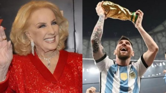 Mirtha Legrand subastó la camiseta autografiada por Messi y recaudó más de $11 millones