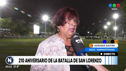 San Lorenzo conmemoró el 210 aniversario del histórico combate liderado por San Martín