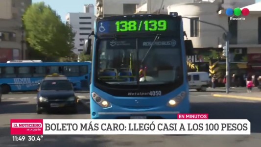 Aumento de tarifa: el boleto del colectivo alcanzó los 99 pesos