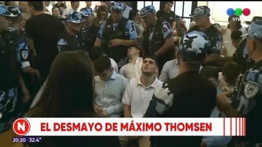 Máximo Thomsen se desmayó en pleno veredicto: fue condenado a prisión perpetua