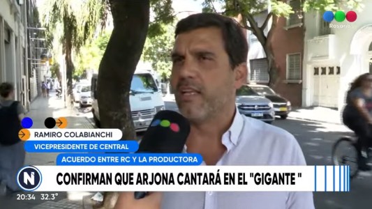 Central ratificó el recital de Arjona en el Gigante