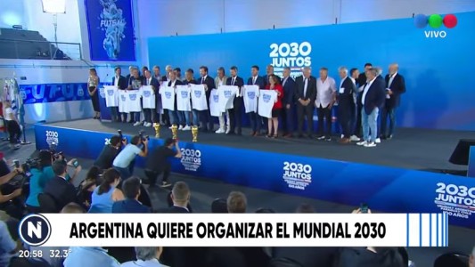 Argentina lanzó su candidatura para el Mundial 2030 junto a Uruguay, Paraguay y Chile