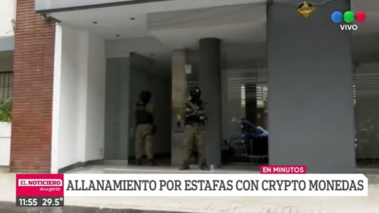 Estafas con criptomonedas: allanamientos en el centro y en Palos Verdes