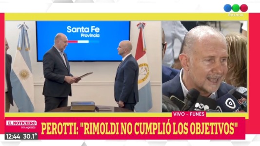 Perotti presentó obras en Funes y habló de la salida del ministro de Seguridad