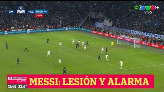 PSG confirmó la lesión de Messi