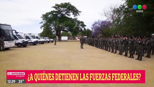 ¿A quiénes detienen las fuerzas federales?