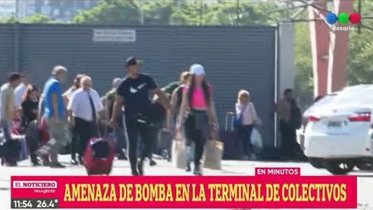 Falsa amenaza de bomba en la Terminal de Ómnibus