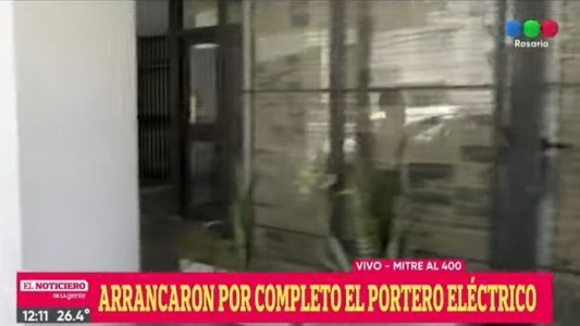 Robaron el portero eléctrico de un edificio en Mitre 465
