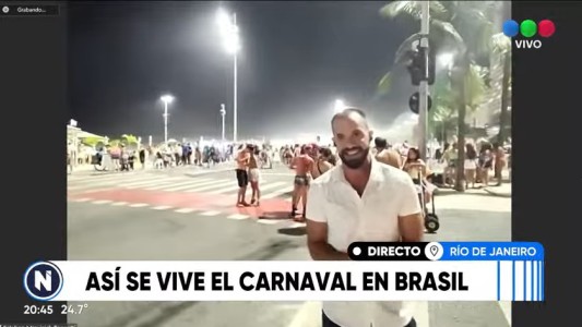 Telefe Noticias en el carnaval más importante del mundo: Río de Janeiro